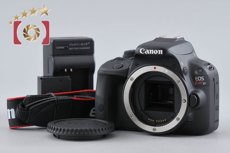 【中古】Canon キヤノン EOS Kiss X7 デジタル一眼レフカメラ シャッター回数僅少