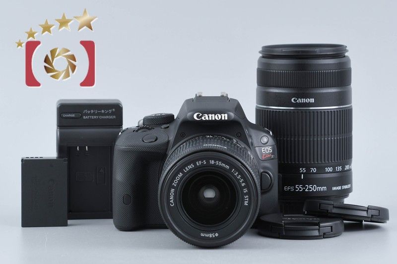 【中古】Canon キヤノン EOS Kiss X7 ダブルズームキット ブラック 29,770円