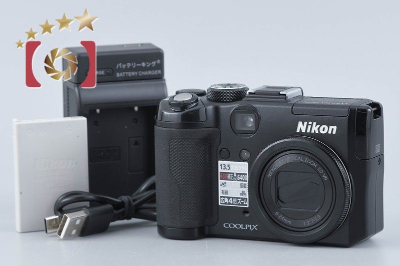 中古】Nikon ニコン COOLPIX P6000 ブラック コンパクトデジタルカメラ