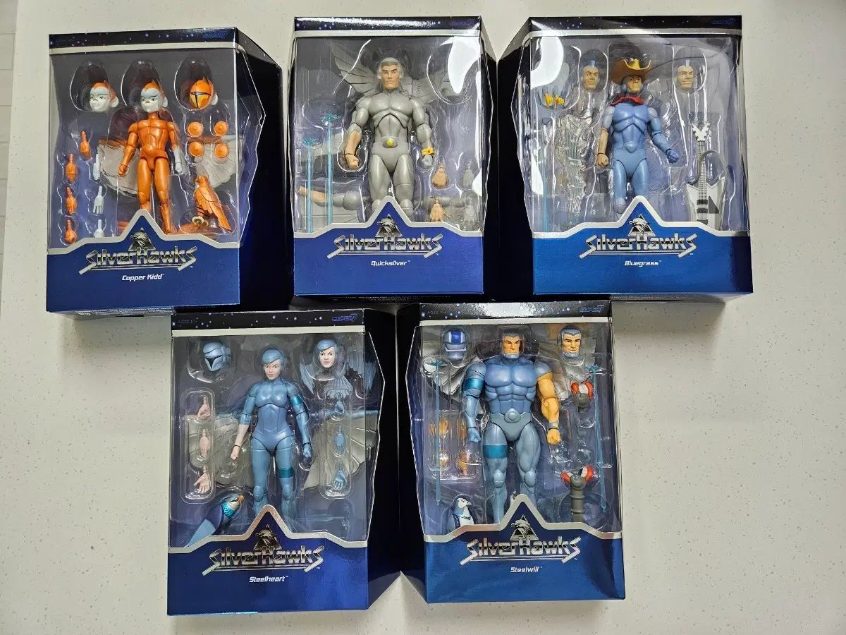 スーパー7 無敵のシルバーホーク 5種 セット 出品