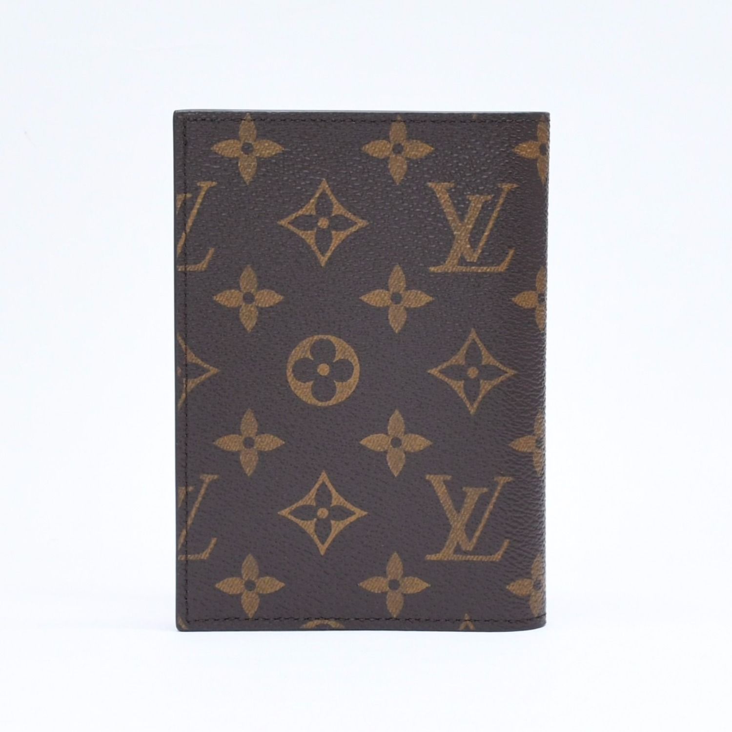 新品同様 LOUIS VUITTON ルイヴィトン パスポートケース クーヴェルテュールパスポールNM M64502 モノグラムキャンバス ブラウン パスケース 中古 4a006192