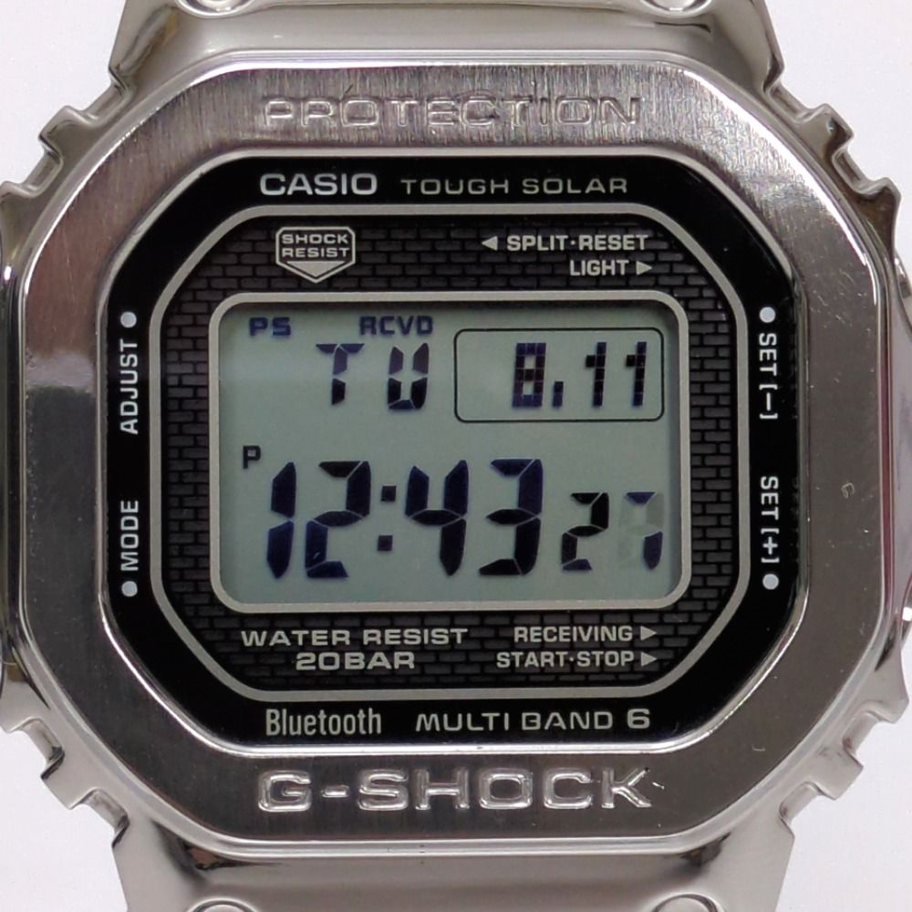 【超メルカリ市最終日大特価】CASIO G-SHOCK メタル　電波ソーラー Dz814255 カシオ 腕時計 G-SHOCK FULL METAL 5000 SERIES GMW-B5000D