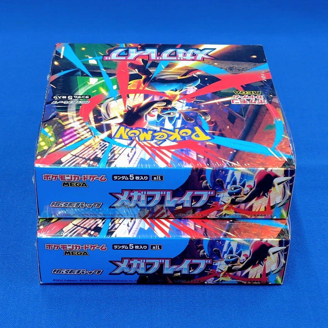 ポケモンカードゲーム メガブレイブ 新品未開封 シュリンク付き 2BOX メガブレイブ2BOXセット☆ポケモンカードメガMEGA☆新品未開封