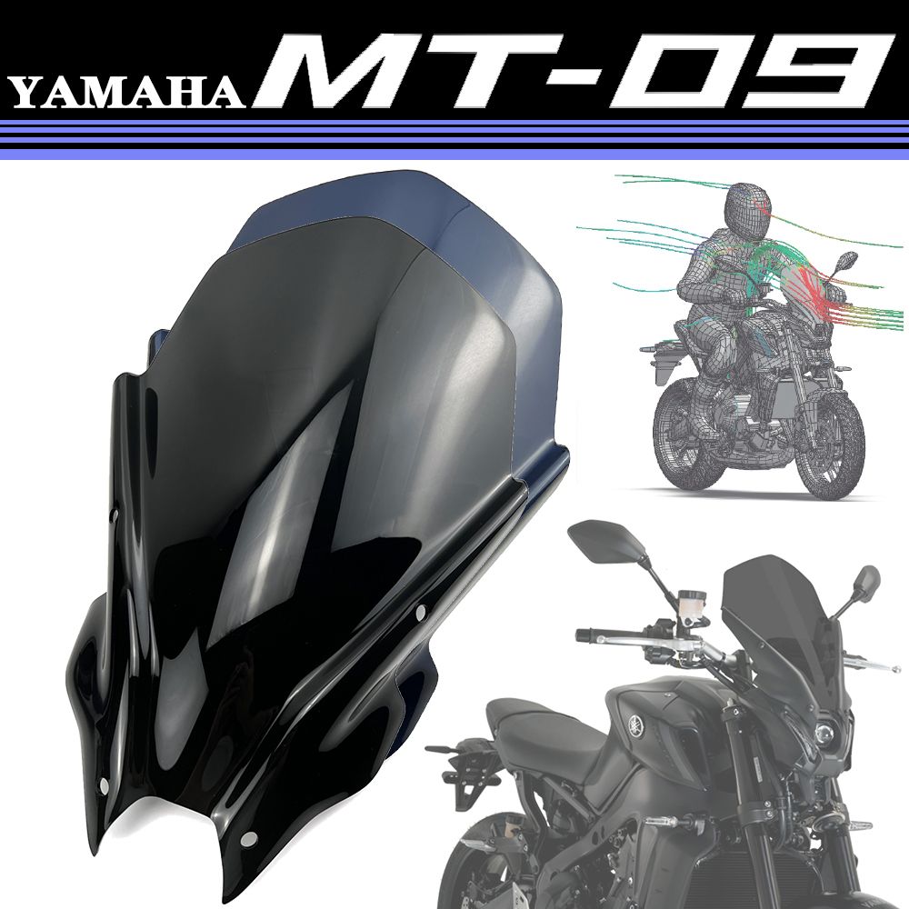 ヤマハ MT-09 2021-2023 用 フロントガラスバイザー ツーリングスポーツ 11,665円