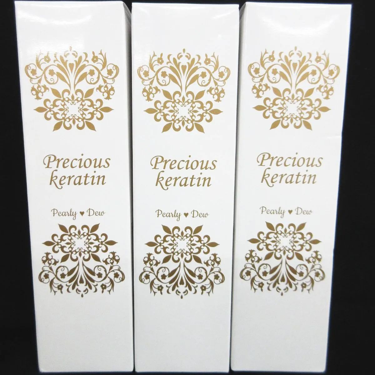 Pearly Dew ヘアオイル 4本セット 未使用 3点セット Pearly Dew パーリーデュー プレシャスケラティン
