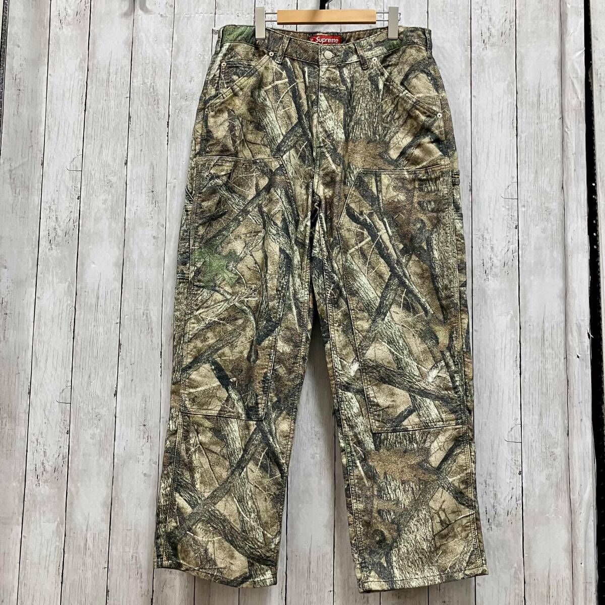 Supreme/その他ロングパンツ/23AWMoleskin Double Knee Painter Pant/カモフラ　L 34 シュプリーム ダブルニー カモ リアルツリー 26,795円