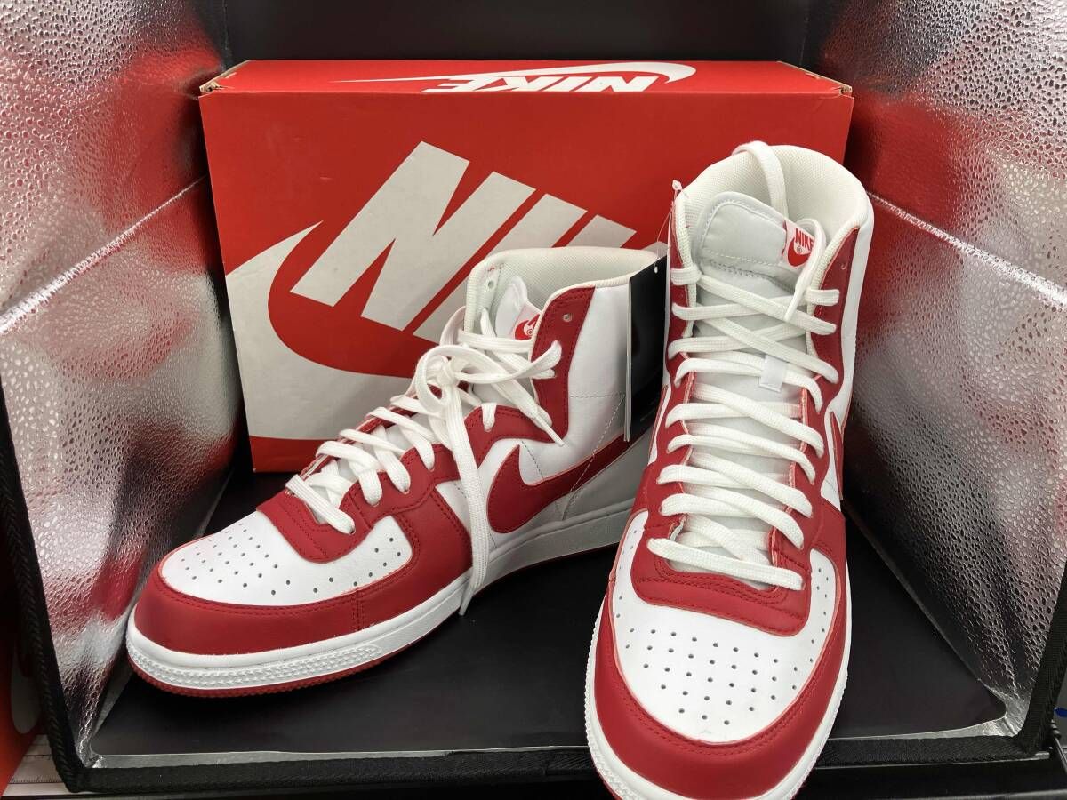 NIKE ナイキ TERMINATOR HIGH FJ4454-100 30.0cm レッド/ホワイト