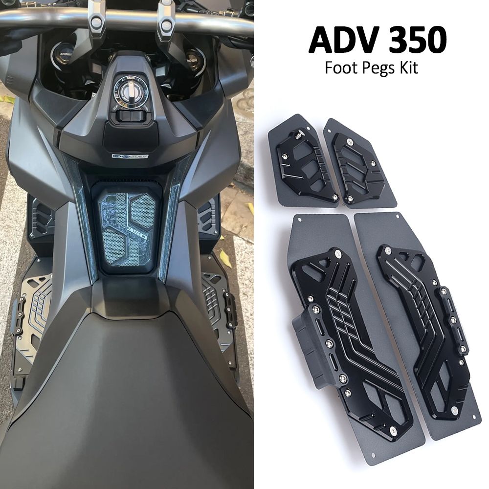 ホンダ ADV350 2022-2025 用 アルミ合金フットパッド 滑り止め付き 11,738円