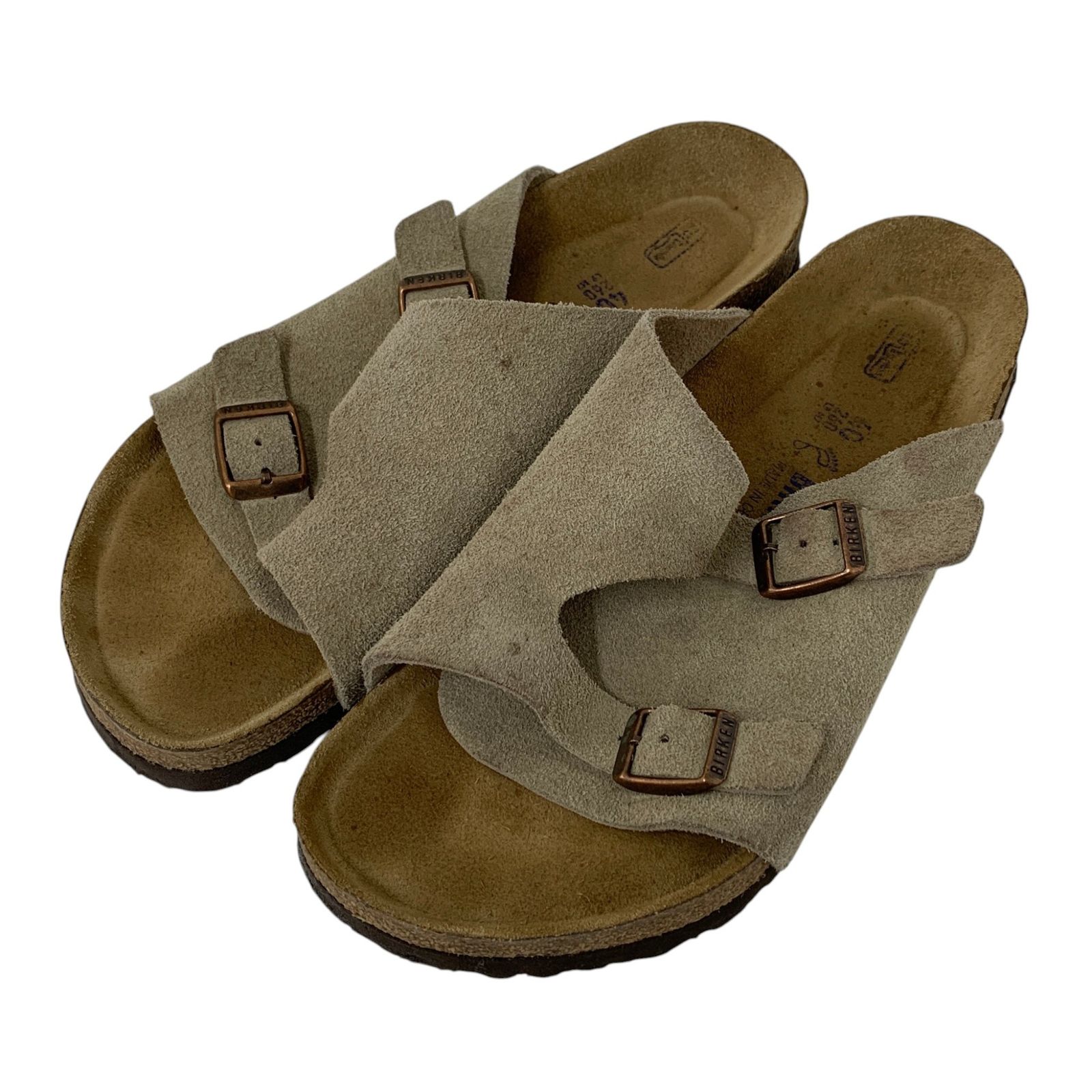 BIRKENSTOCK/ビリケンシュトック/チューリッヒ/ベージュ/サイズ40/26.0cm相当/メンズ/RS2639 7,245円