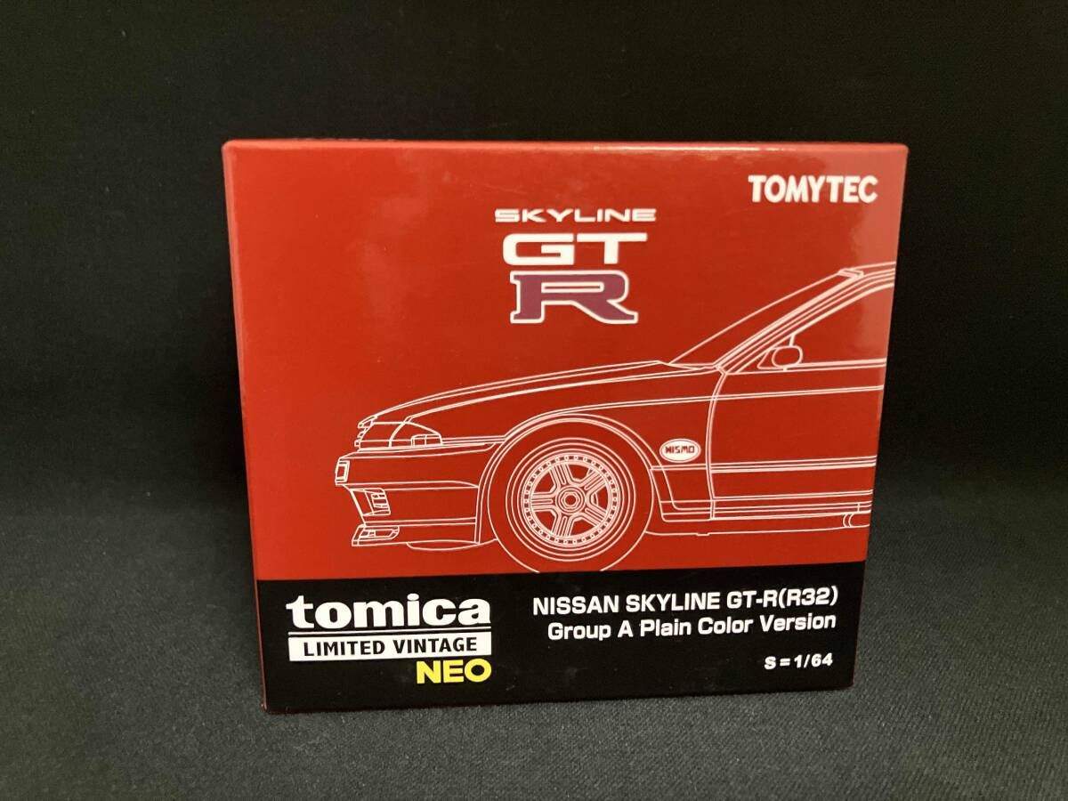 トミカ LV-N 日産スカイライン GT-R (R32) グルｰプA プレｰンカラｰ仕様 赤 リミテッドヴィンテｰジNEO トミーテック
