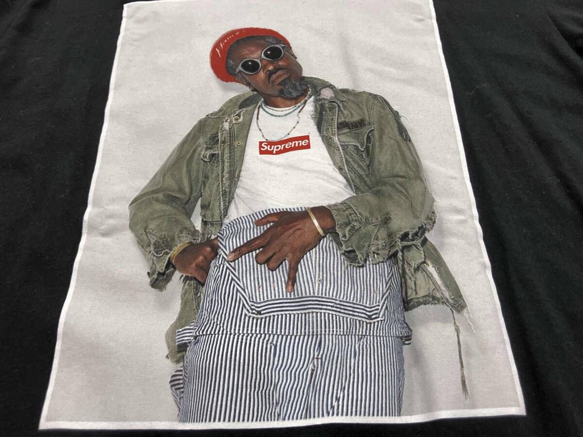 Supreme andre 3000 シュプリーム 半袖Tシャツ ブラック size M