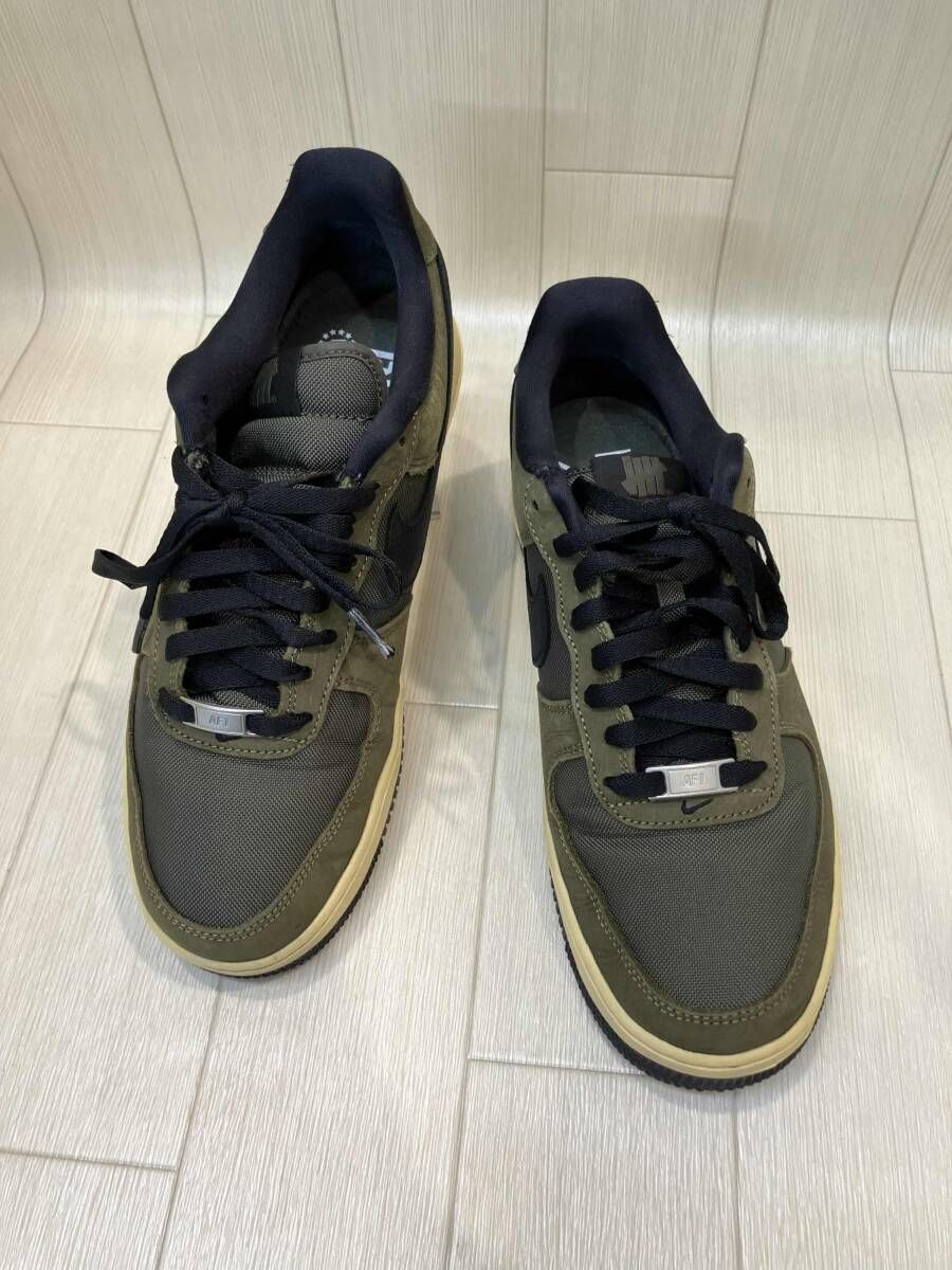 ★ NIKE × UNDEFEATED ナイキ × アンディーフーデッド Air Force 1 Low DH3064-300 スニーカー スポーツ 27.0 カーキ × ブラック 通年