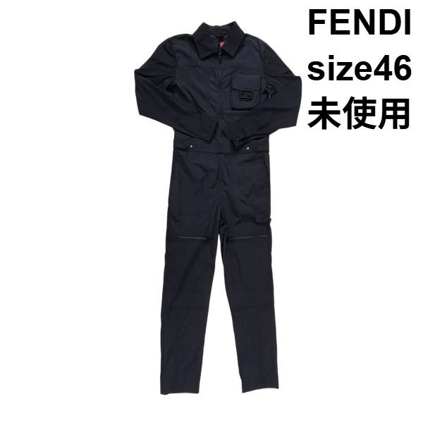 ●◆ 未使用 フェンディ FENDI ジャンプスーツ オールインワン つなぎ ネイビー 46 メンズ S6I822 71,390円