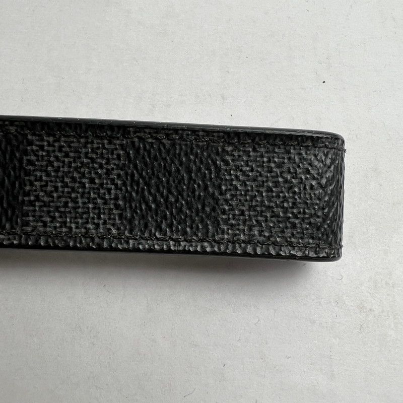 【中古品】 LOUIS VUITTON ルイヴィトン M62706 LVドラゴンヌ ダミエグラフィットキャンバス キーホルダー BLACK 保存袋・箱有 ※使用感あり 【179-260811-io-03-fuzh】