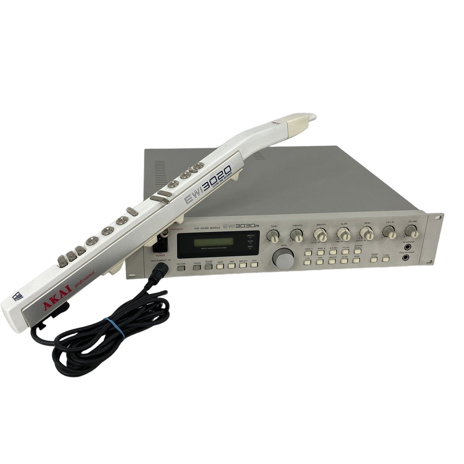 AKAI EWI3020 3030M EWI シンセサイザー 音響 ジャンク Y11544685