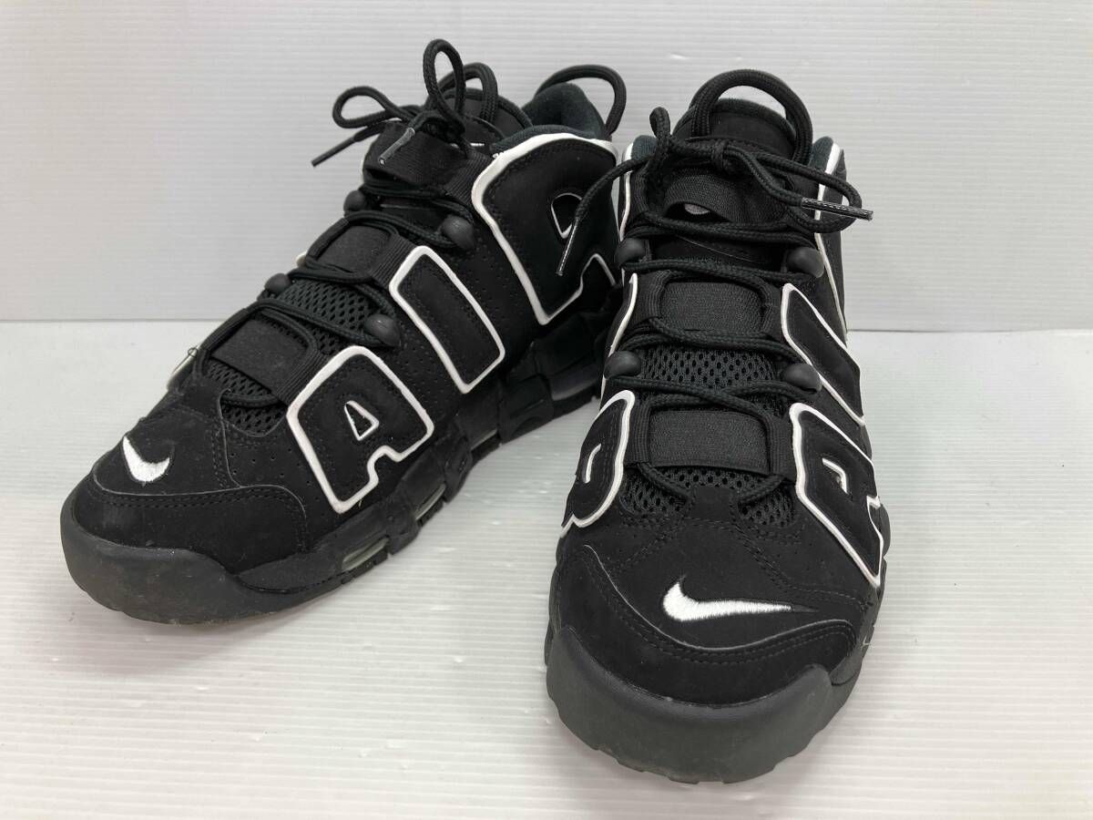 NIKE ナイキ AIR MORE UPTEMPO エア モア アップテンポ スニーカー 25.0cm ブラック