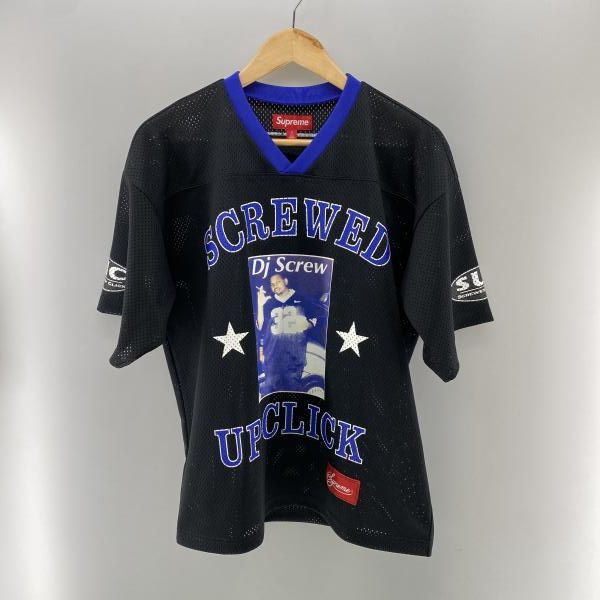 【中古】Supreme 26SS DJ Screw Football Jersey ブラック サイズS シュプリーム[24]