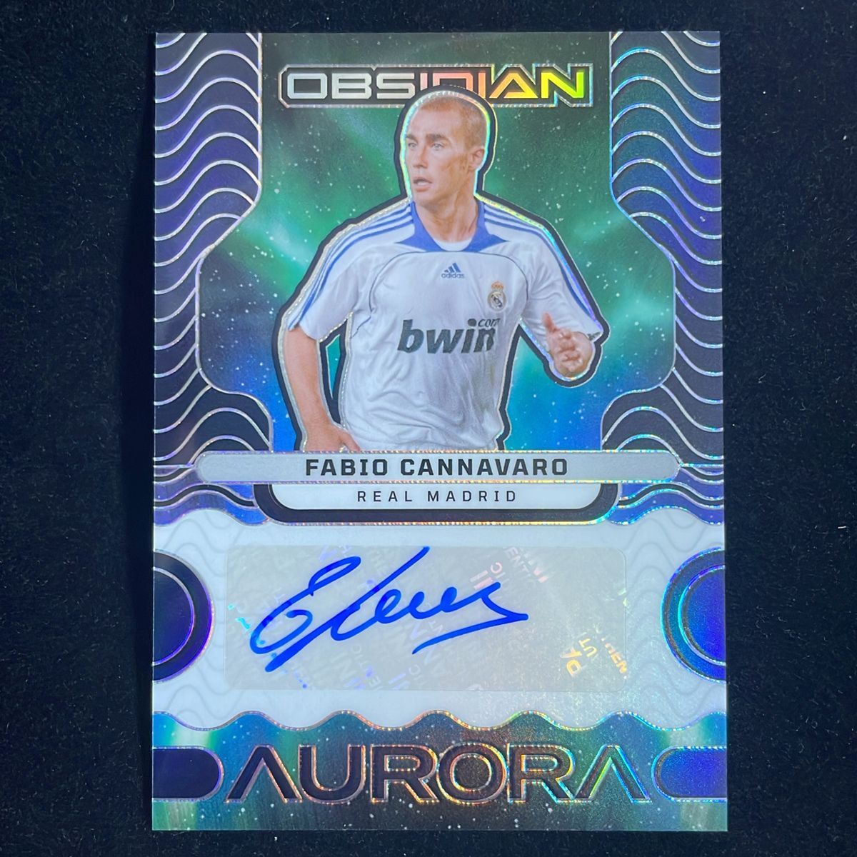 【激レア 7枚限定】Fabio Cannavaro カンナバーロ Panini Obsidian Aurora 2023-24 /7 Auto 直筆 サイン Real Madrid 10,650円