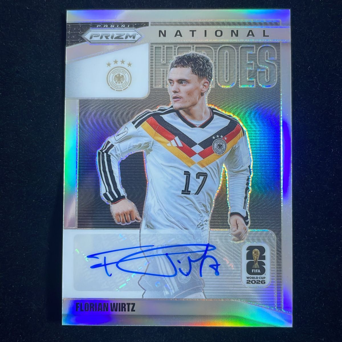 Florian Wirtz フロリアン・ヴィルツ Panini Prizm FIFA World Cup National Heroes 2026 /199 Silver Auto サイン 直筆 Germany