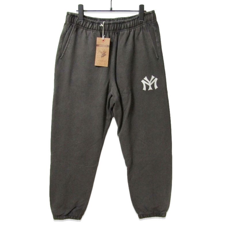 未使用 ANDFAMILYS アンドファミリー スウェットパンツ XX-25103 Pigment Sweat Pants -YM- ピグメント ブラック 黒 M 27114542