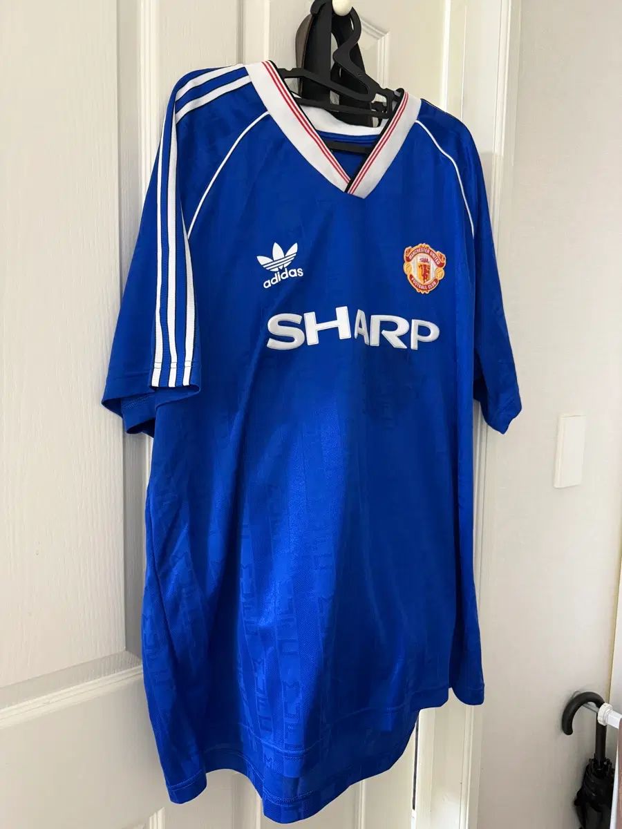 アディダス マンチェスター・ユナイテッドFC 1988/90 ジャージ カレッジエイト ロイヤル XXL トゥーエクラ