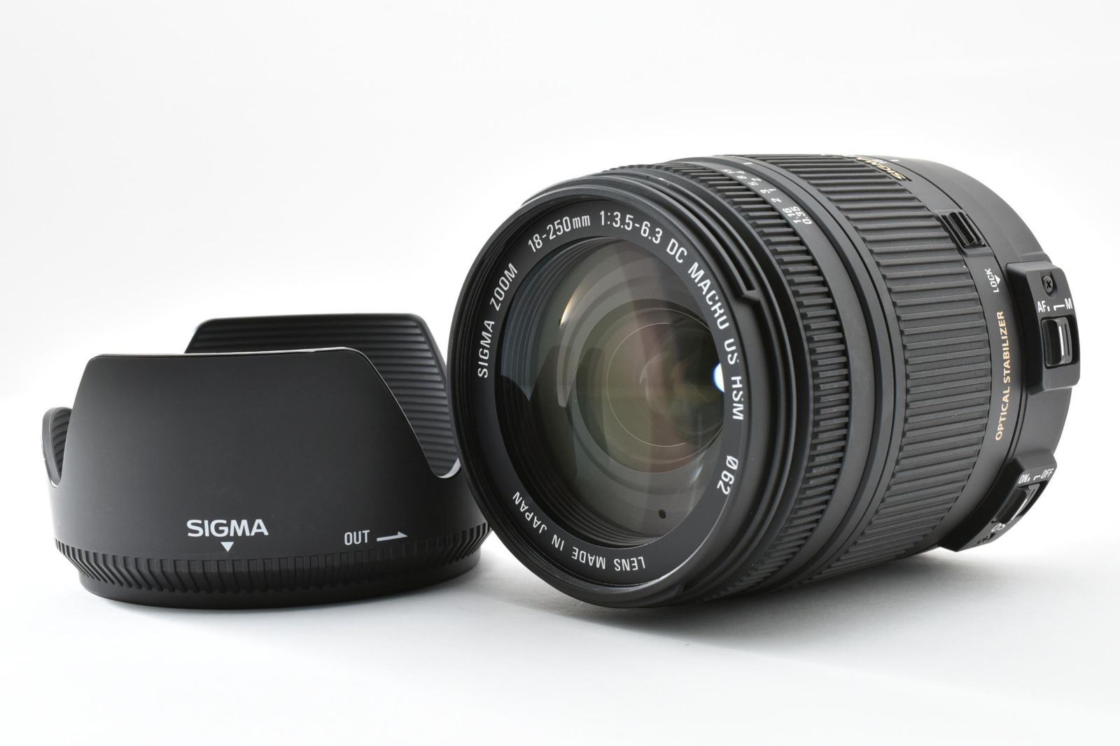 ★新品級★ シグマ SIGMA 18-250mm F3.5-6.3 DC MACRO OS HSM キヤノン Canon EFマウント 《フード付！》★完動品★ #A606189