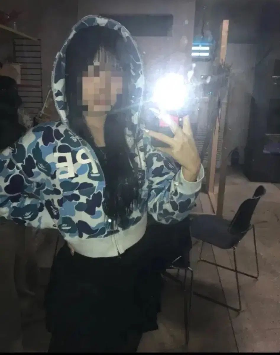 A BATHING APE クロップドフーデッドジップアップ M