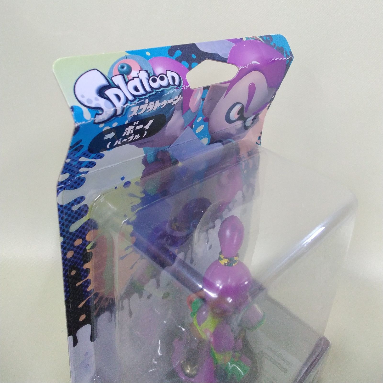 未使用 amiibo アミーボ スプラトゥーン イカ ボーイ パープル 任天堂