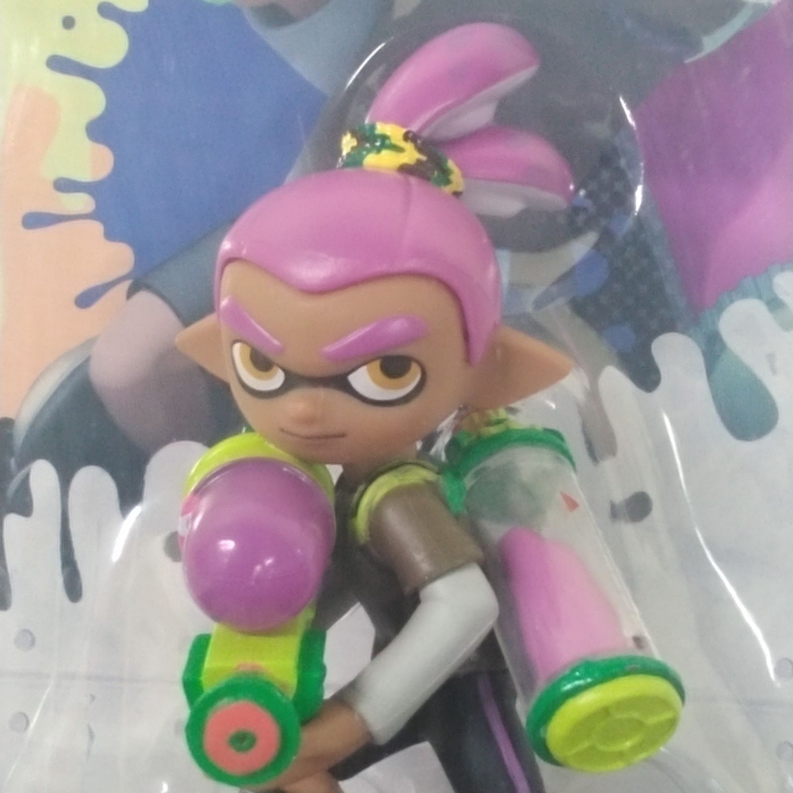 未使用 amiibo アミーボ スプラトゥーン イカ ボーイ パープル 任天堂
