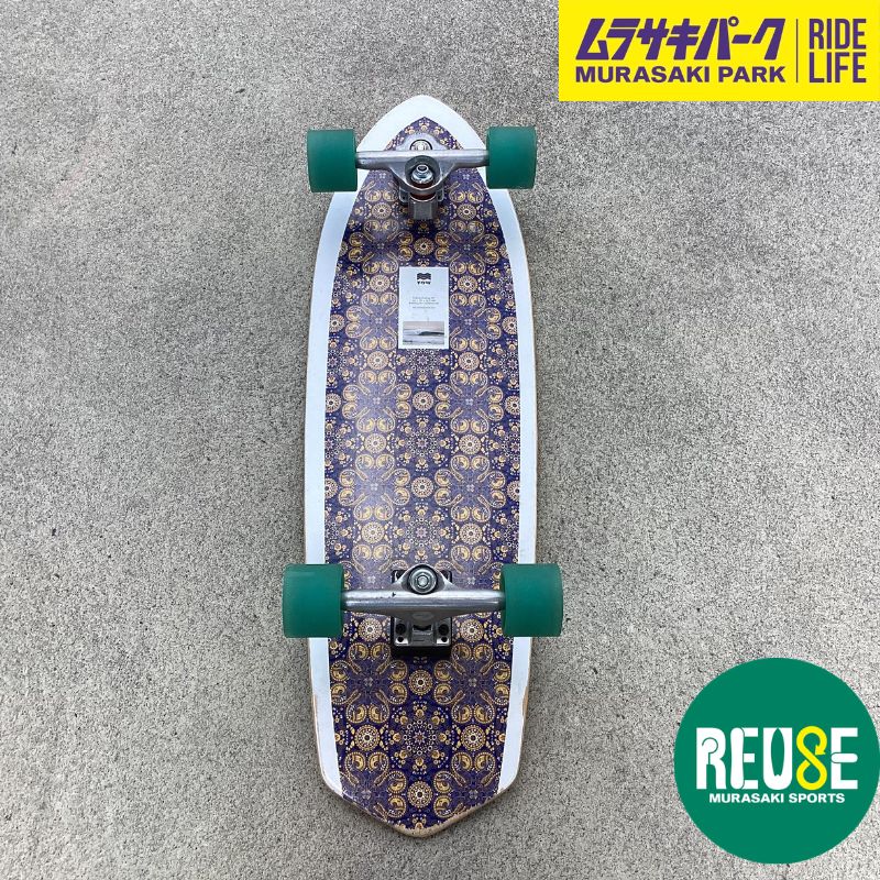 [USED] YOW ヤウ ロング スケートボード コンプリート PADANG PADANG 34inch