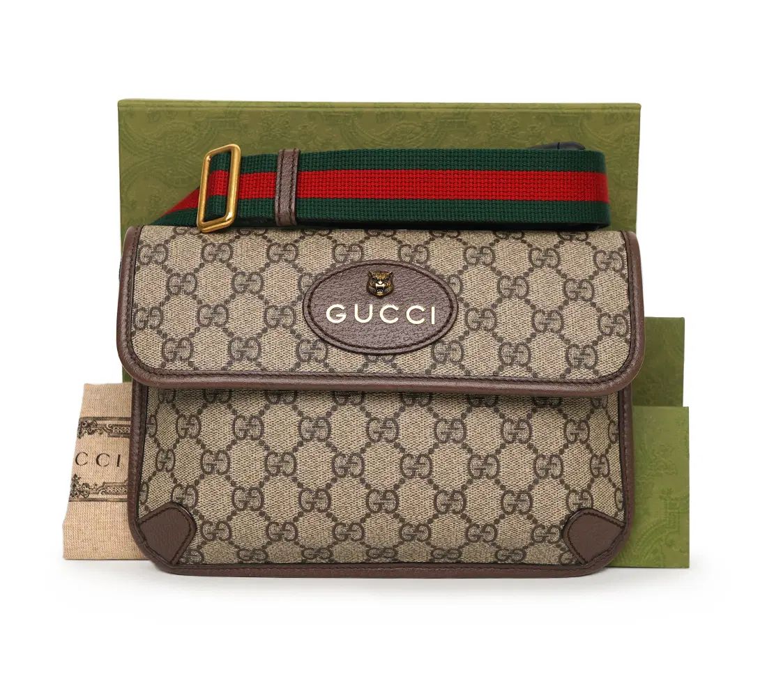 中古ブランド グッチ NEOヴィンテージ GG Supreme ベルトバッグ 493930
