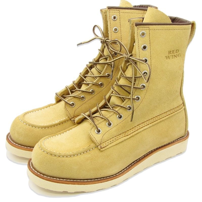 未使用 REDWING × HUMAN MADE レッドウィング US8.5D 26.5cm 8インチクラシックモック 4669 ホーソーン アビレーン ラフアウト 35005816 55,380円