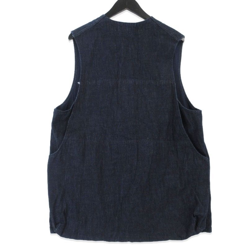 SASSAFRAS デニム ベスト SASSAFRAS ササフラス GARDEN TOUGH VEST 9oz Denim デニムベスト