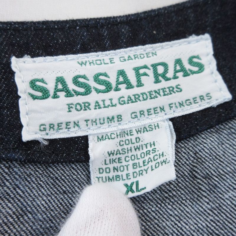 SASSAFRAS ササフラス GARDEN TOUGH VEST 9oz Denim デニムベスト