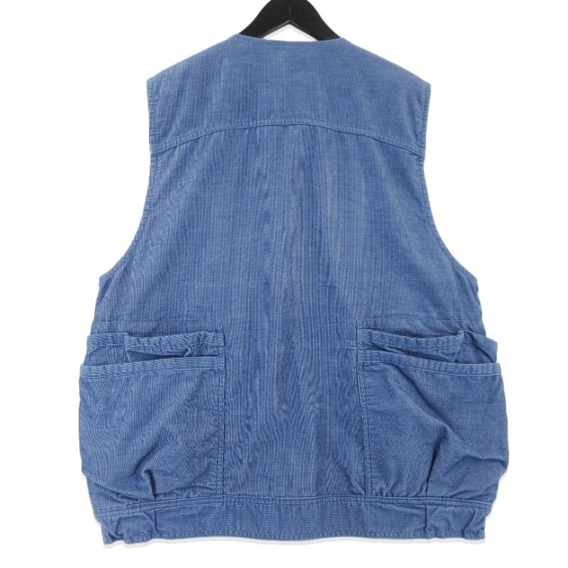 SASSAFRAS ササフラス Overgrown Hiker Vest T/C Summer Cord オーバー