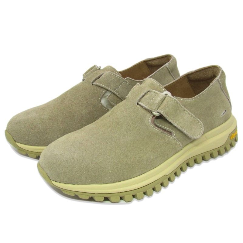 未使用 hobo × SUNCORE ホーボー 26cm STRAP SLIP ON SHOES COW SUEDE HB-F4501 スリップオンシューズ サンダル スエード SAND 88000194 15,184円