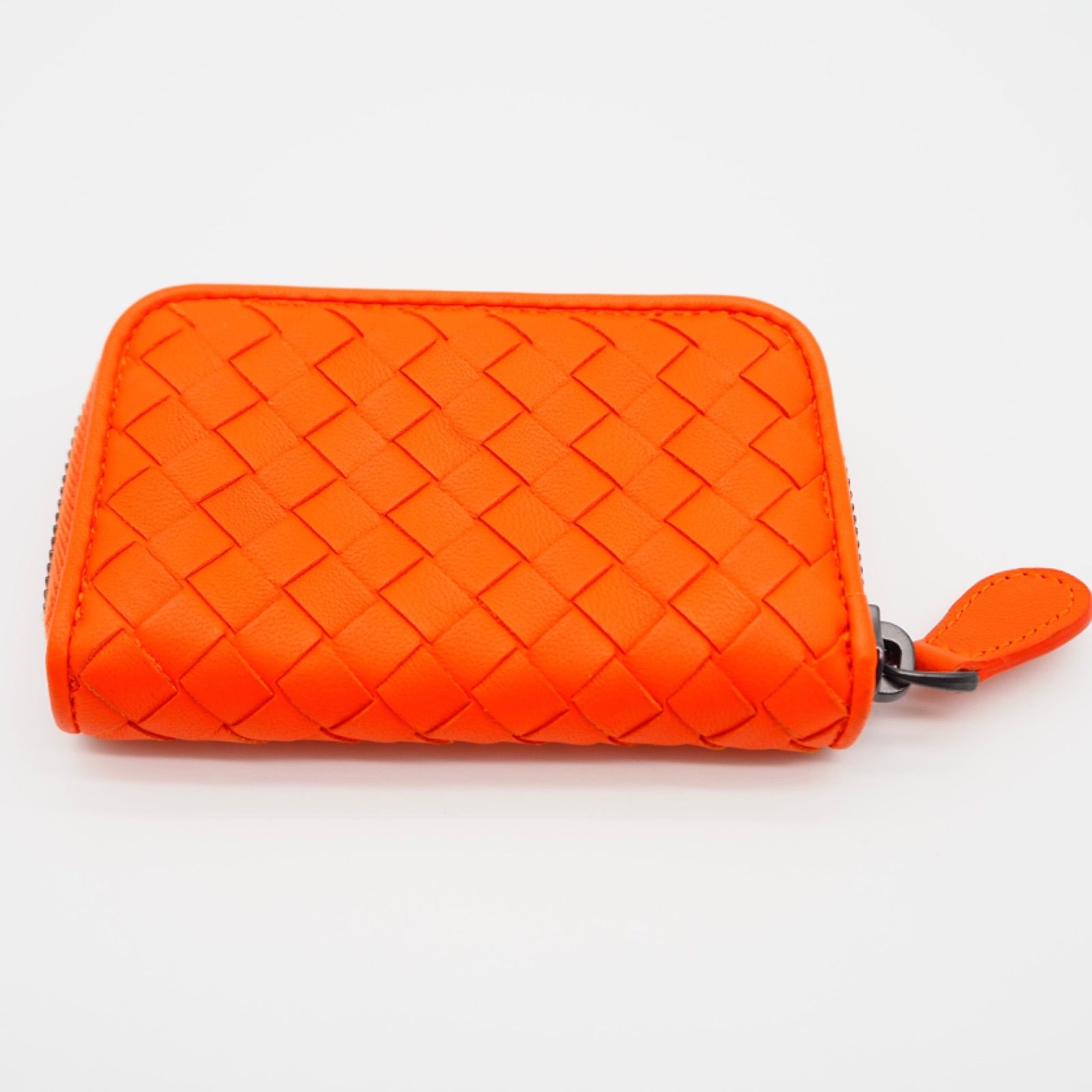 BOTTEGA VENETA イントレチャートコインケース オレンジ レザー