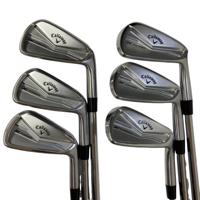 【中古】 キャロウェイ X FORGED(2024) 6S アイアンセット IR リシャフト (フレックスその他) メンズ 男性用 右利き 右用 Cランク ゴルフクラブ