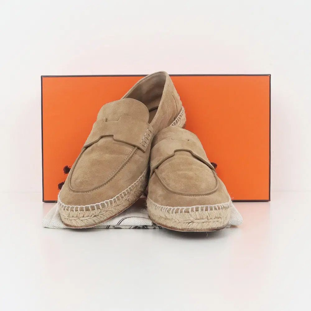 中古】フェランテ FERRANTE スエード ローファー ネイビー【サイズ6