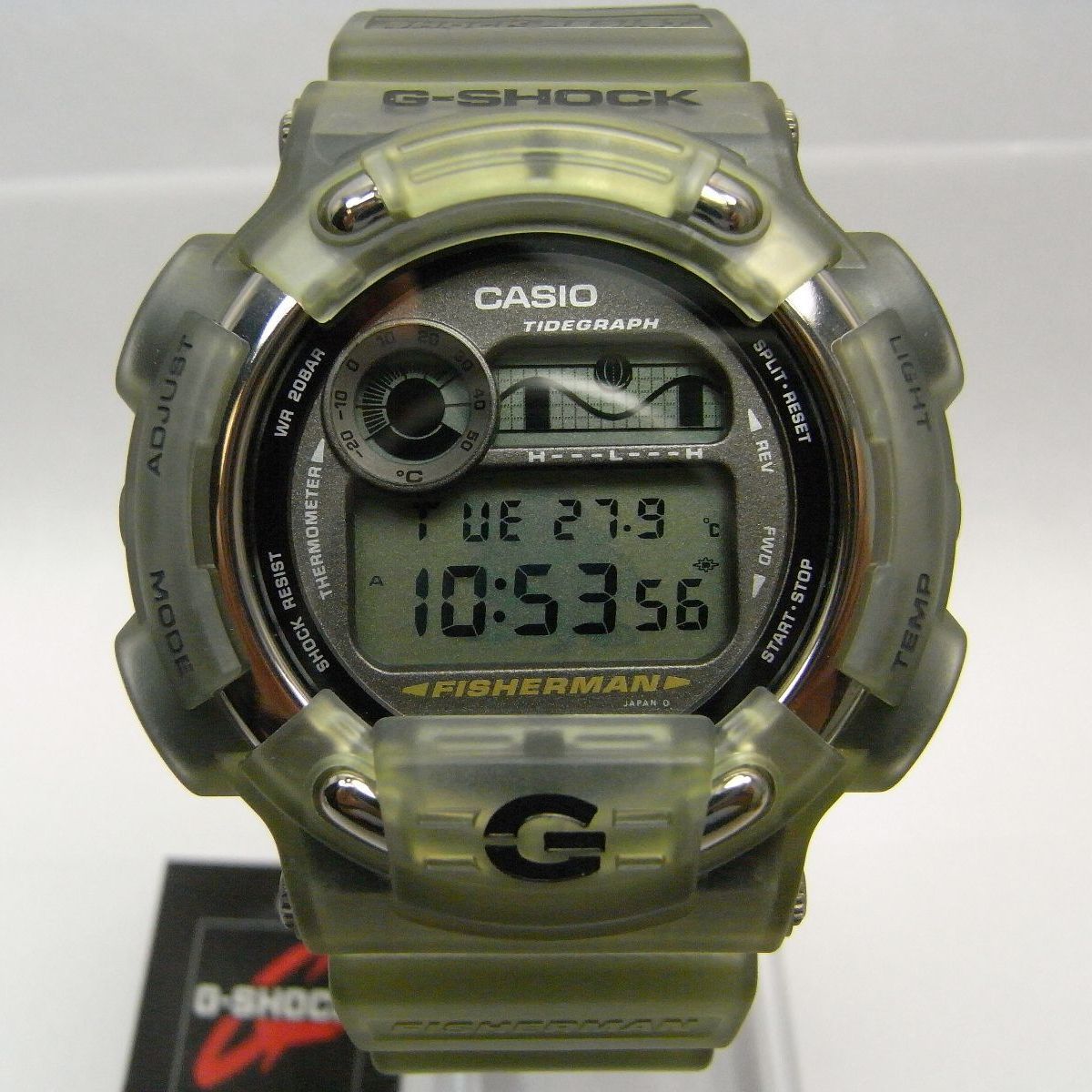 【希少美品･未使用稼働品】CASIO（カシオ）G-SHOCK FISHERMAN（ﾌｨｯｼｬｰﾏﾝ）DW-8600MS-ST　タグ付完品　新品電池交換済み