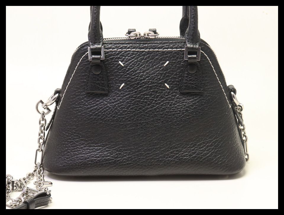 ■メゾンマルジェラ　レザー　2WAY　5AC ミニハンドバッグ　MAISON MARGIELA■0730olo21374