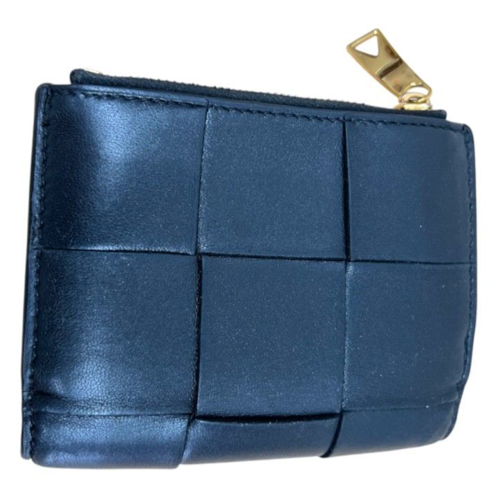 ボッテガヴェネタ スモール カセット Bottega Veneta ボッテガヴェネタ 財布 二つ折り 革 レザー 黒 ブラック 27,860円