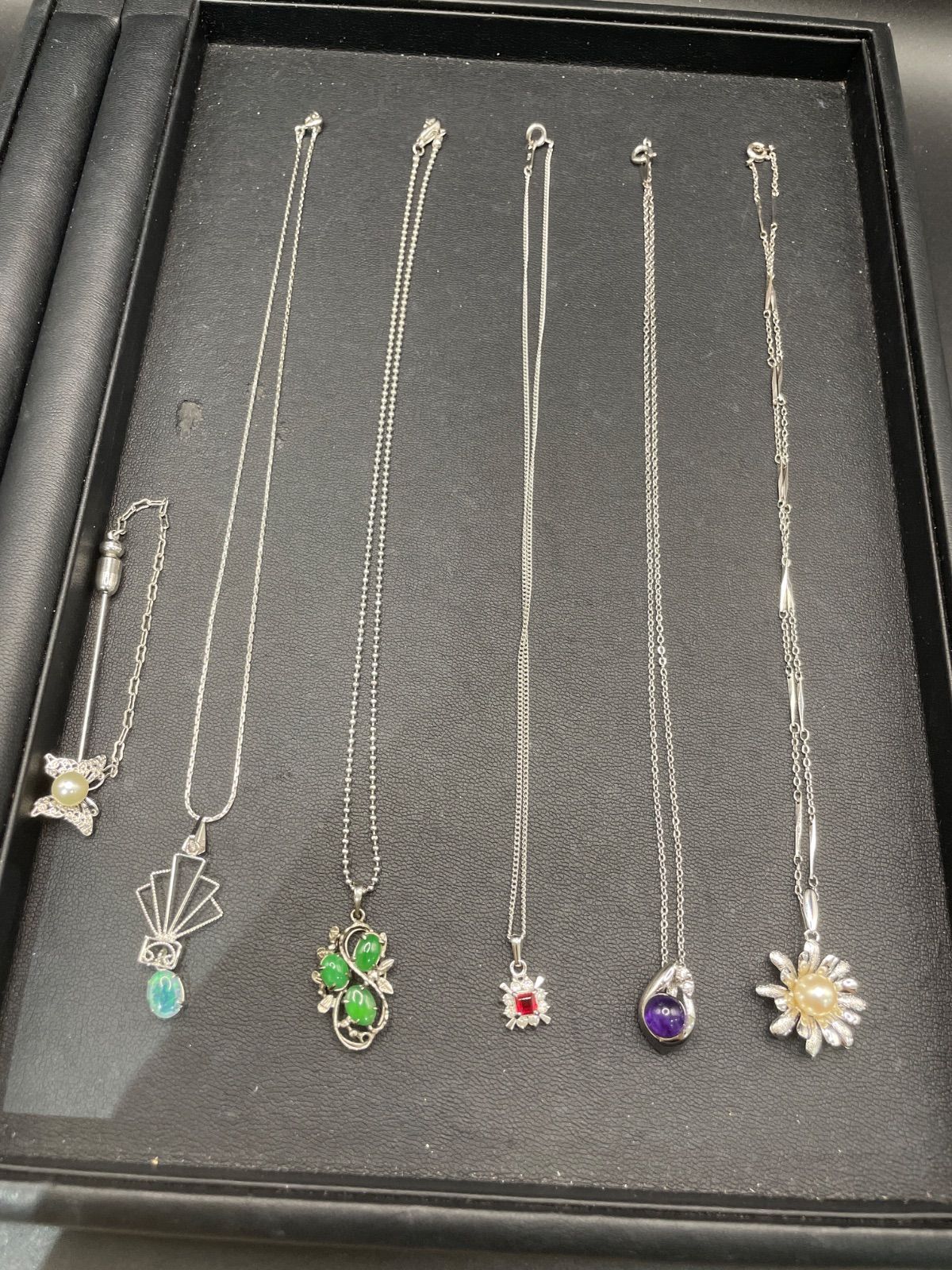 イミテーション石付ネックレス6点セット 14,600円