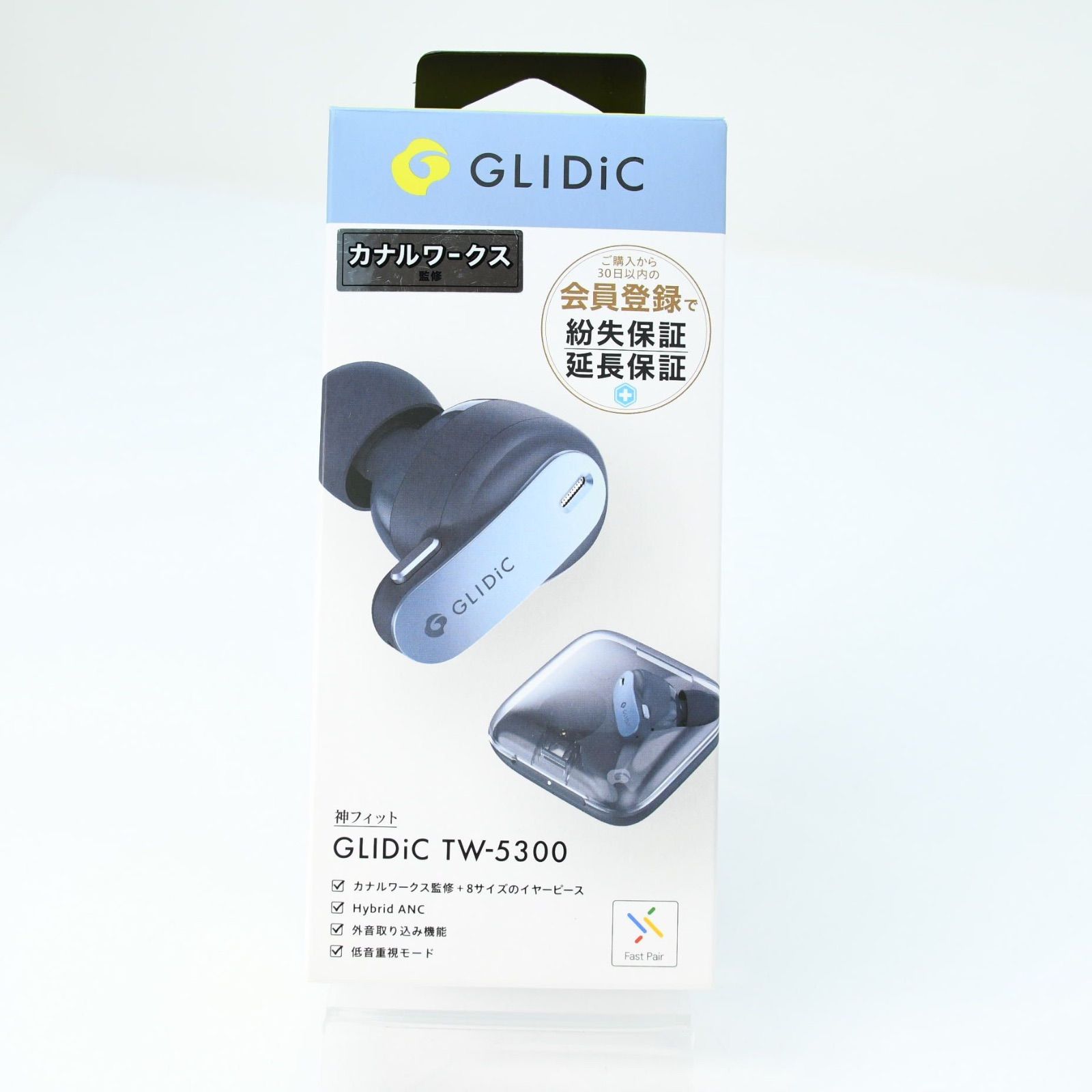 美品】GLIDiC TW-5300 ワイヤレスイヤホン 本体 - メルカリ