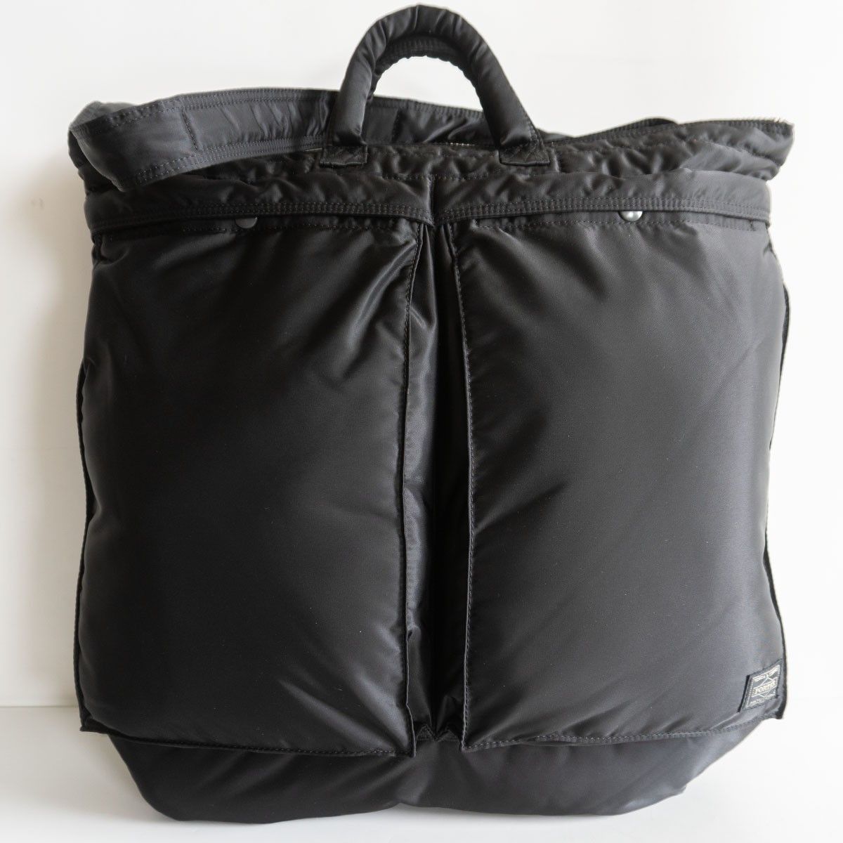 【美品】PORTER 【タンカー 2way ヘルメットバッグ】ポーター ショルダーバッグ ナイロン ブラック TANKER BAG 26080193