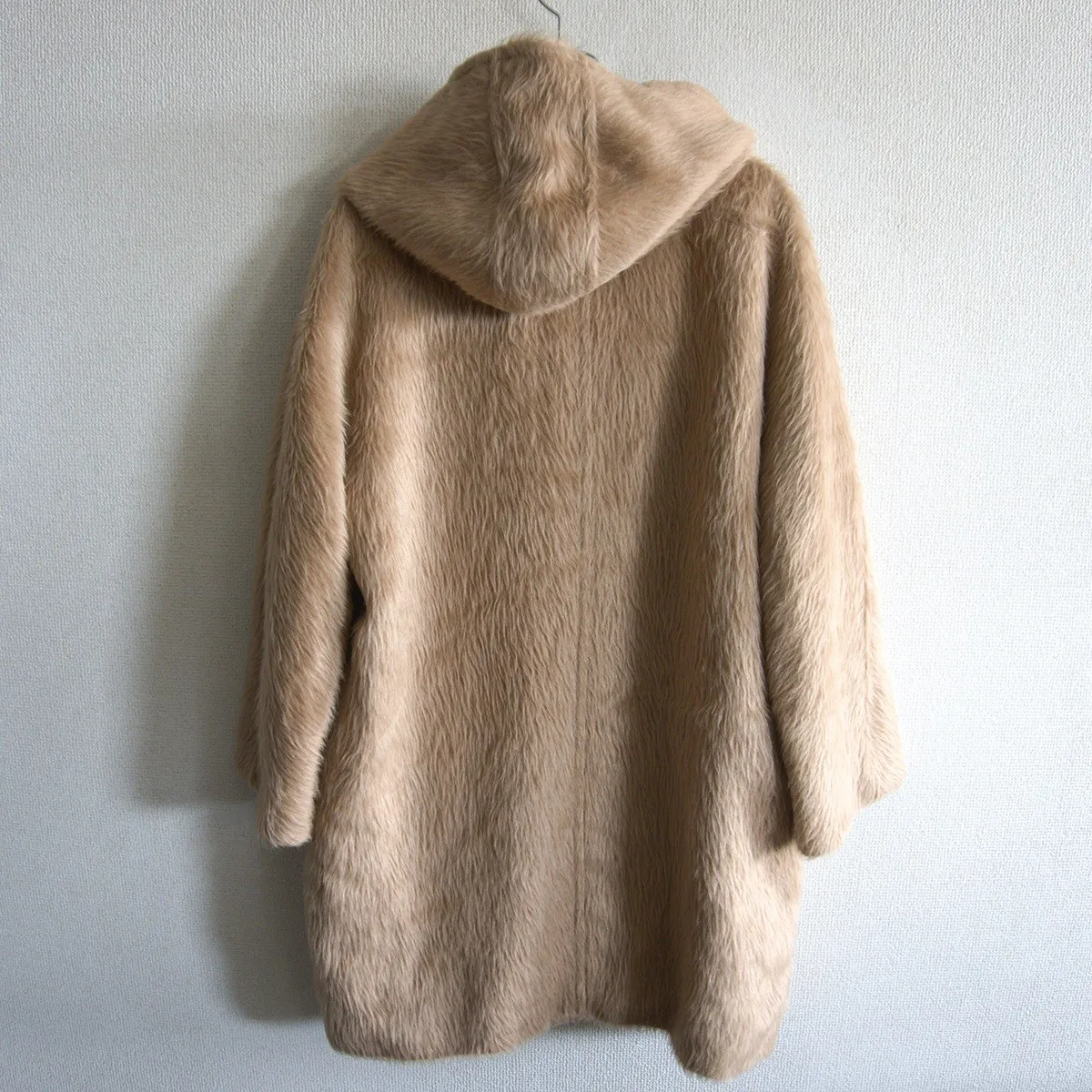 マックスマーラ白タグ　コート 最高級】 MAX MARA 【白タグ/アルパカ シャギー コート】36 マックス