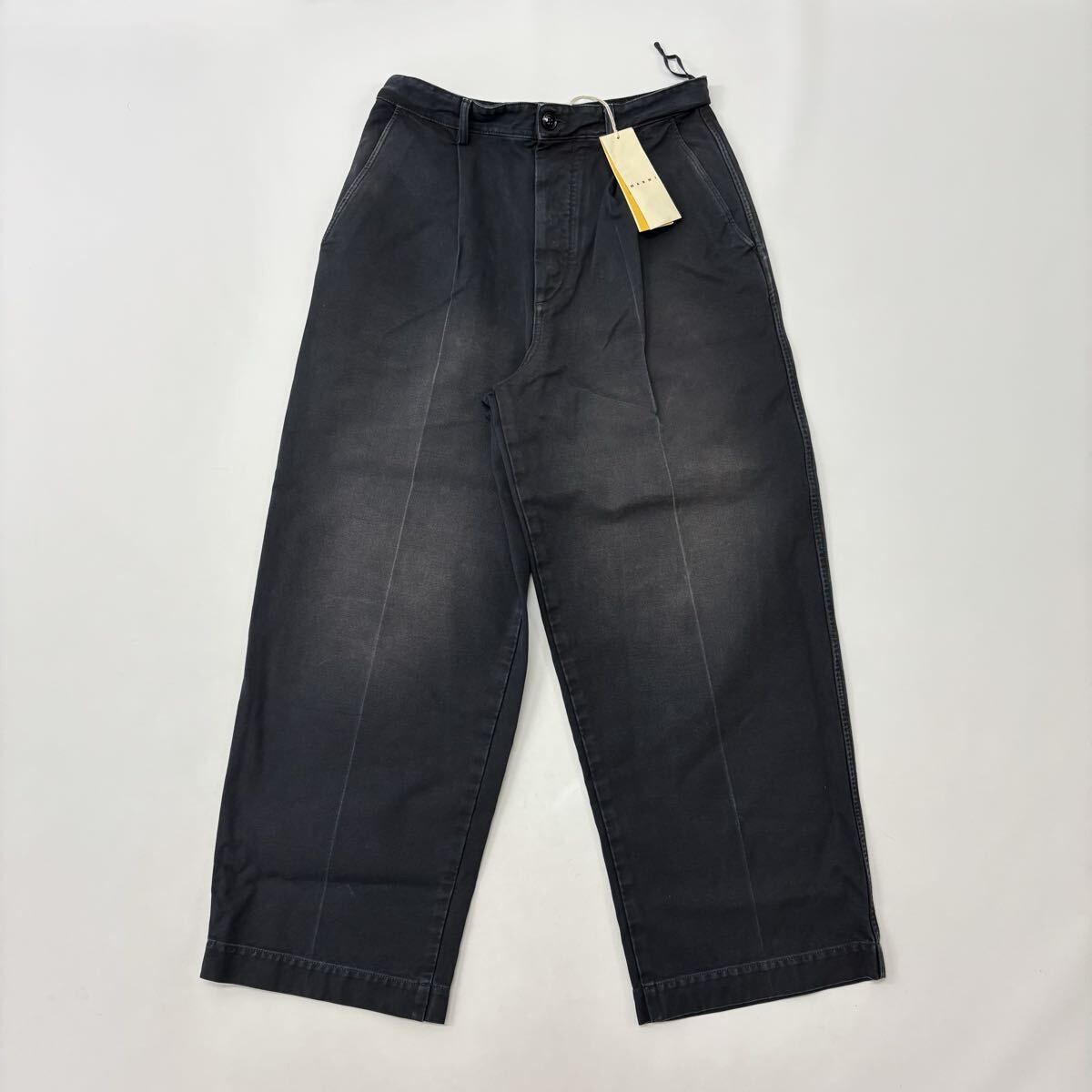 未使用 MARNI マルニ garment dyed canvas pants ガーメントダイ キャンバス パンツ イタリア製 サイズ 46 定価174.900円 80717 0370 38,480円