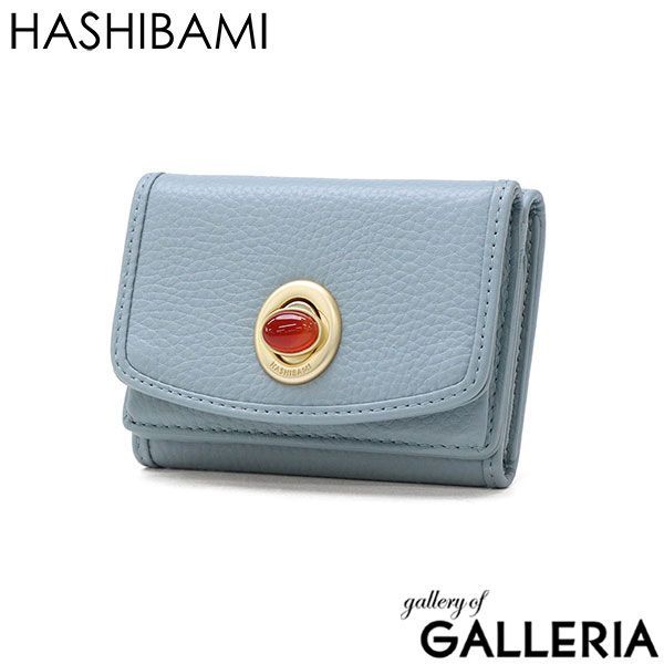 ハシバミ 財布 レディース 小さい HASHIBAMI ブランド コンパクト ミニ財布 天然石 本革 牛革 レザー かわいい 三つ折り財布 BOX型小銭入れ カード パワーストーン 天然石ミニウォレット Ha-2008-729 PALEBLUE 10,725円