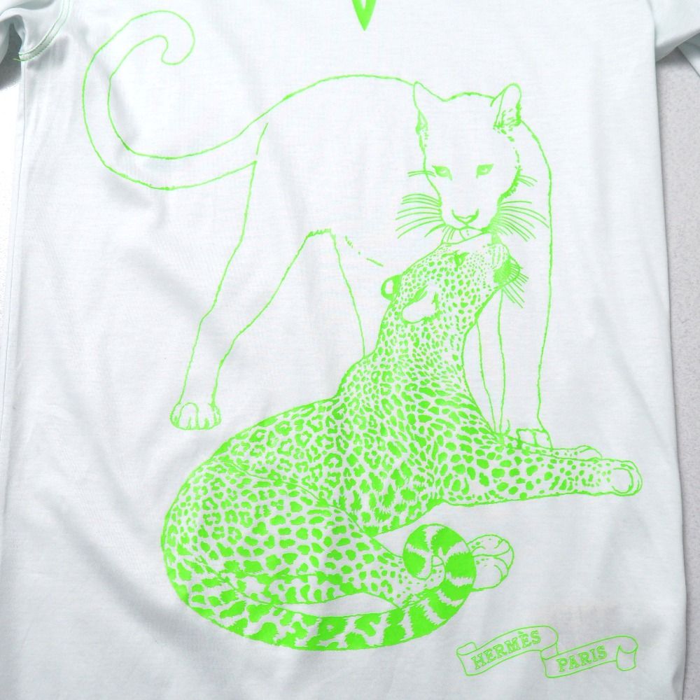 □美品□HERMES エルメス JUNGLE LOVE ワンピース サイズ34 フーデッド
