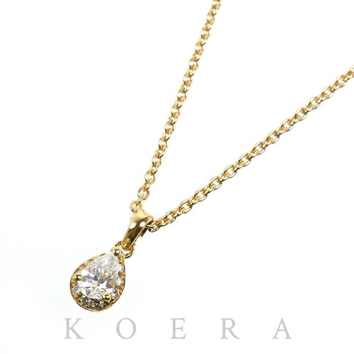 Queen クイーン K18YG イエローゴールド ネックレス ダイヤモンド0.51ct/0.09ct 4.7g 40cm レディース 中古 82,500円